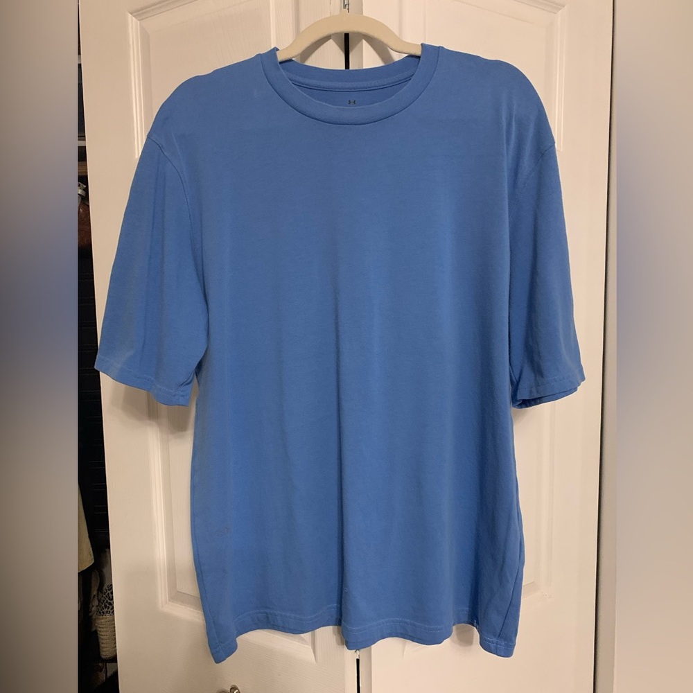 Under Armour Mens Loose Fit T-shirt, Blue, Medium